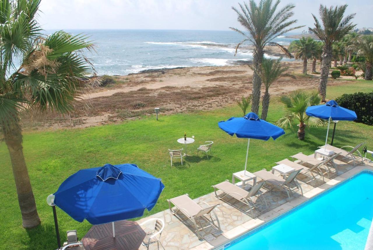 קיסונרגה Sea Front Villa, Heated Private Pool, Amazing Location Paphos 323 מראה חיצוני תמונה